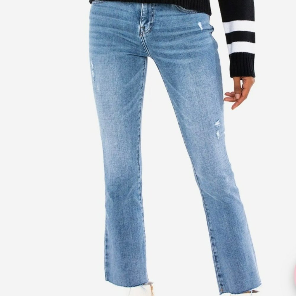 Pistola Lennon High Rise Cropped Boot Jeans Size 27, Phoenix Blue Wash, Revolve